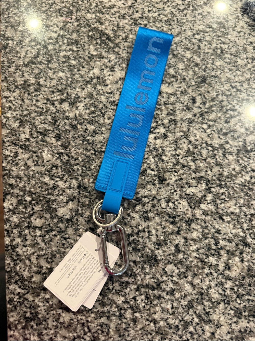 lululemon athletica never lost keychain NWT